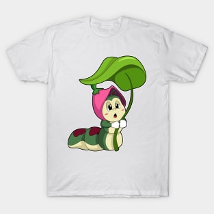 Caterpillar with Leaf T-Shirt